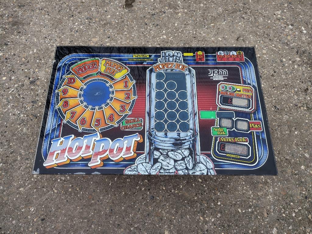 Glazen Ruit: JBM Money Pot / Fruitautomaat, Verzamelen, Automaten | Gokkasten en Fruitautomaten, Verzenden