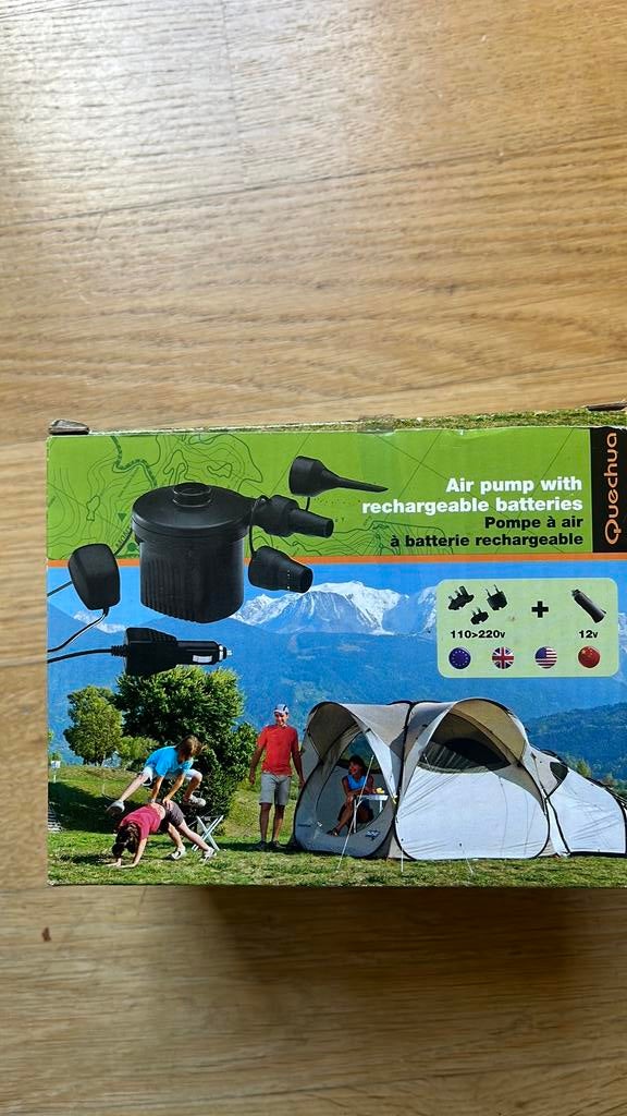 Luchtpomp met oplaadbare batterij, Ophalen of Verzenden, Nieuw