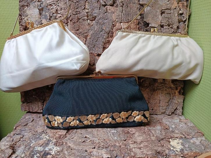 Sacs de soirée vintage, années 40/50, Bijoux, Sacs & Beauté, Accessoires Autre, Utilisé, Enlèvement ou Envoi