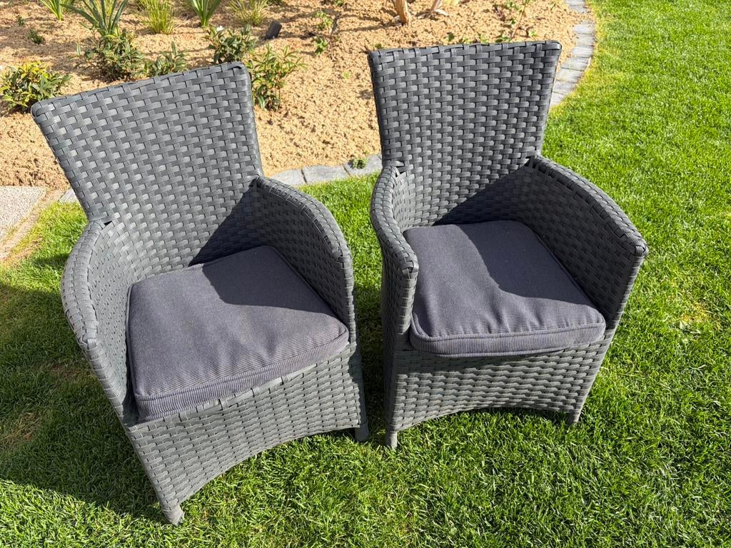 2 kinderstoeltjes voor buiten, Tuin en Terras, Tuinstoelen, Ophalen, Wicker