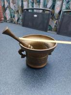 Vijzel en stamper, Ophalen