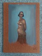 Peinture/Étude de nu debout - Peinture à l'huile, Enlèvement ou Envoi