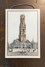 Emaille Belge Reclamebord BRUGGE Belfort Bayer Barclay 1970s, Envoi, Utilisé, Autres types