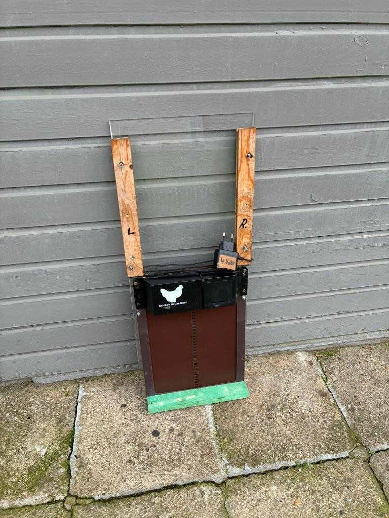 automatisch kippenhokluikje, Ophalen, Gebruikt