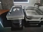 6x ½gn + 2x ⅓ gn 35euro, Maison & Meubles, Cuisine | Casseroles & Poêles, Enlèvement, Comme neuf, Inox, Plaque céramique