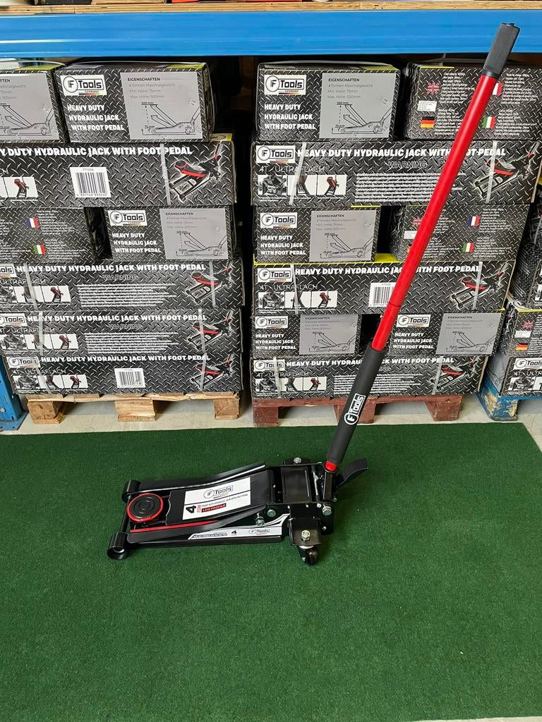 Nieuwe  4-ton hydraulische garage krikken met voetpomp, Ophalen, Nieuw, Hydraulisch, Garagekrik