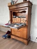 Secretaire 19e merisier ciré, Maison & Meubles, Enlèvement, Utilisé, France 19e