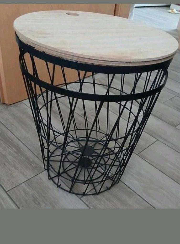 2x draadmand bijzettafel, Ophalen