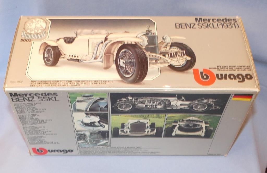 Stockverkoop Bburago 1/18 : Mercedes SSKL van 1931, Verzenden, Nieuw, Auto, Burago