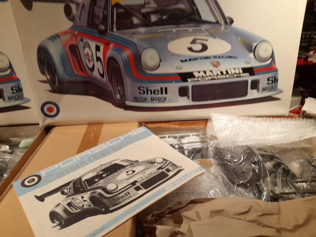 New!! Eidai /Entex Porsche Carrera Turbo RSR 1/8 NO ! Tamiya, Auto, Groter dan 1:32, Zo goed als nieuw, Ophalen
