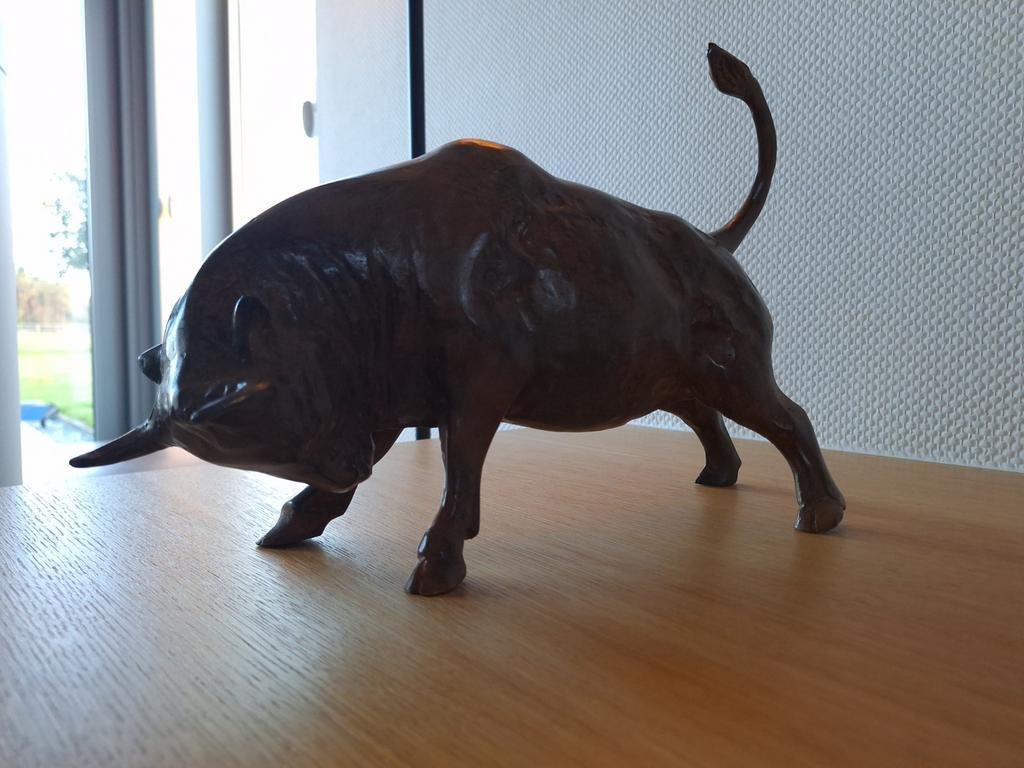 Bronzen stier P. Chenet 41cm PRACHTIG, Verzamelen, Ophalen