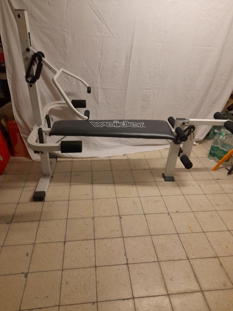 home gym flex 110, Sports & Fitness, Comme neuf, Enlèvement, Métal, Couché