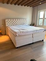 Boxspring 1,8 x 2 meter, Beige, Enlèvement, Utilisé, 180 cm