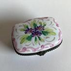 Boîte à pilules Limoges peinte à la main, Enlèvement ou Envoi
