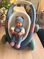 Smoby loopwagentje met babypop, Ophalen, Zo goed als nieuw