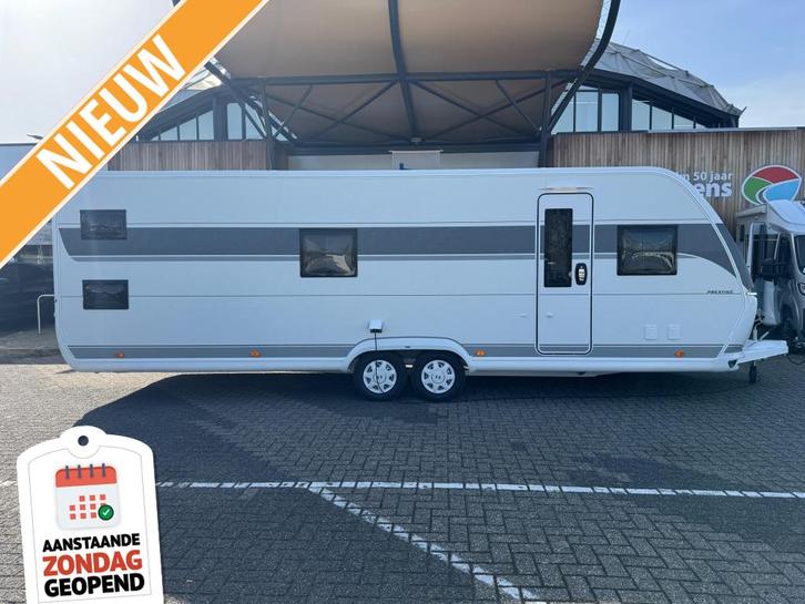 Hobby Prestige 720 KWFU 2026 NIEUW BINNEN!, Caravans en Kamperen, Caravans, tot en met 6, 1500 - 2000 kg, Rondzit, Hobby, Lengtebed