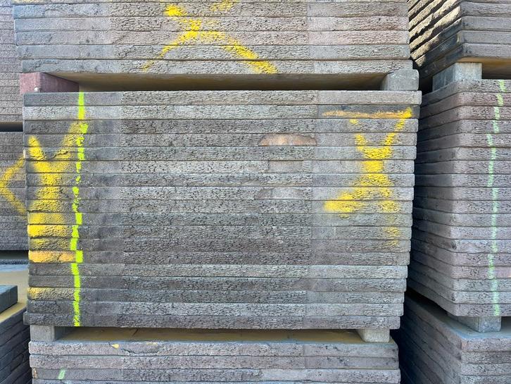 Steenschotten | bouwschotten | schoeiing | vlonders, Tuin en Terras, Terrasdelen en Vlonders, Gebruikt, Hout, Ophalen