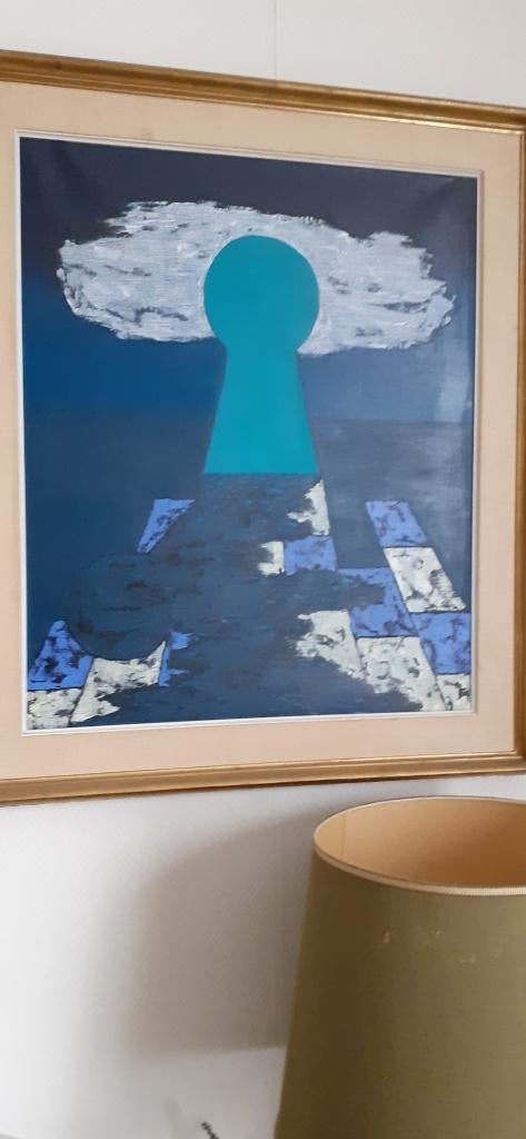 tableau peinture sur toile signée Percenel  peintre belge, Antiquités & Art, Enlèvement