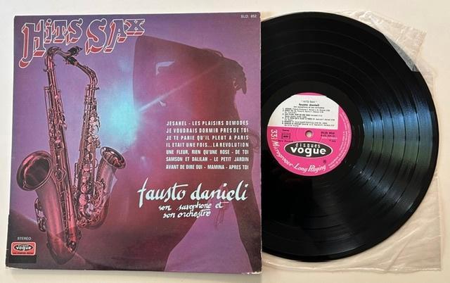 LP FAUSTO DANIELI - HITS SAX, CD & DVD, Vinyles | Pop, Utilisé, Pressage original, 1970 - 1979, 12 pouces, Enlèvement ou Envoi