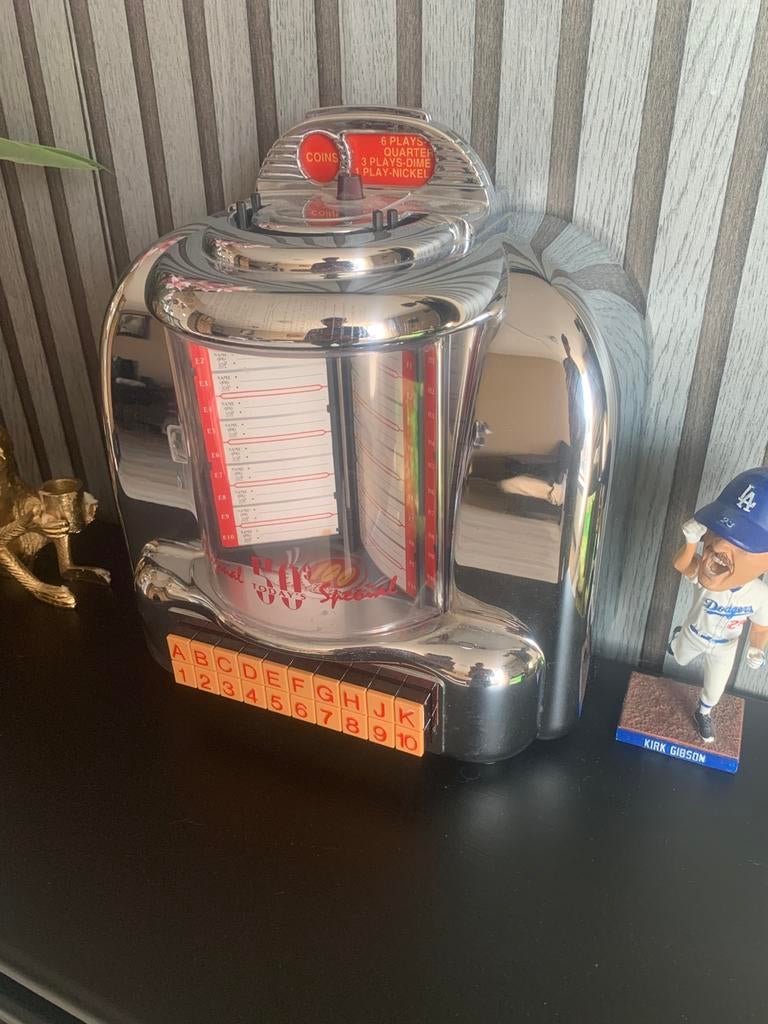 Wallbox jukebox radio, Ophalen, Zo goed als nieuw