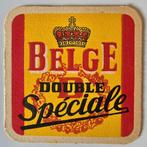 Belge Double sous-bock bierviltje bierdeckel coaster, Collections, Enlèvement ou Envoi, Utilisé, Sous-bock