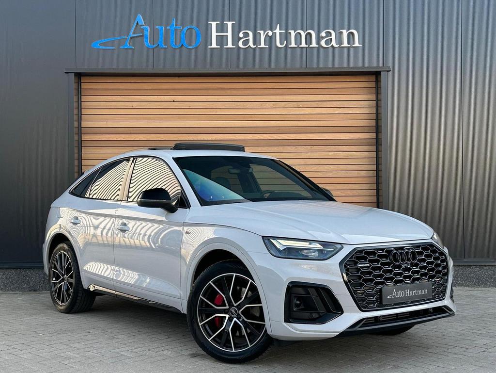 Audi Q5 Sportback 50 TFSI e S edition Competition PANO|STOEL, Autos, Argent ou Gris, 40 g/km, Entreprise, Q5