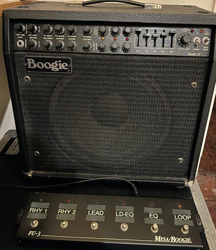 AMPLI GUITARE MESA BOOGIE Mark IV combo, Muziek en Instrumenten, Versterkers | Bas en Gitaar, Gebruikt, Gitaar, 50 tot 100 watt