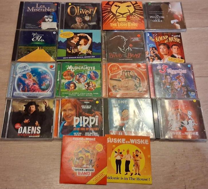 Cd´ muziek van de beste vlaamse en internationale musicals, Cd's en Dvd's, Cd's | Filmmuziek en Soundtracks, Zo goed als nieuw