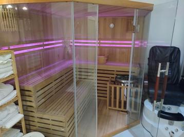 SAUNA, Enlèvement, Comme neuf, Finlandais ou Traditionnel, Sauna complet
