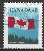 Canada 1990 - Yvert 1168 - Nationale Canadese vlag (ST), Timbres & Monnaies, Timbres | Amérique, Affranchi, Envoi
