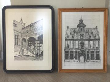 2 etsen Mechelen beschikbaar voor biedingen