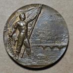 bronzen medaille XXI Traversee Internationale Namur 1948, Verzamelen, Militaria | Algemeen, Ophalen of Verzenden, Lintje, Medaille of Wings