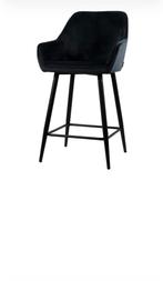 Barstoel vancouver zwart velvet 65 cm, Ophalen, Zo goed als nieuw