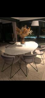 Neuf stock table marbre tulipe style knoll 200x120, Maison & Meubles, Enlèvement ou Envoi, Neuf