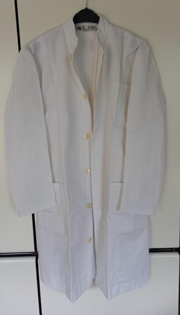 Stofjas wit, werkjas voor heren, labojas, praktijkjas, nieuw, Tuin en Terras, Werkkleding, Nieuw, Heren, Jas, Ophalen of Verzenden