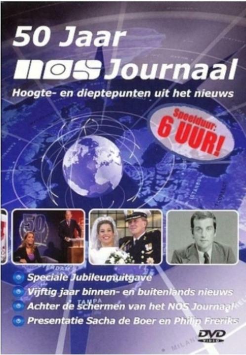 50 jaar NOS journaal 2 DVD Hoogte- en dieptepunten, Cd's en Dvd's, Dvd's | Documentaire en Educatief, Zo goed als nieuw, Politiek of Geschiedenis