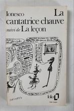 boek La cantatrice chauve La leçon Ionesco Frans, Ophalen of Verzenden, Gelezen