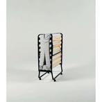 Logeerbed opklapbaar 90x200, Huis en Inrichting, Ophalen, 90 cm, Eenpersoons, Zwart