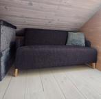 Grijze bank in heidekleur - Maisons Du Monde, Ophalen, Hout, Minder dan 75 cm, Tweepersoons