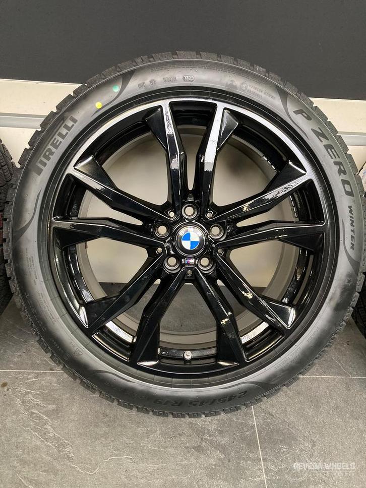 19” originele BMW X1 iX1 U11 X2 U10 velgen + winterbanden, Auto-onderdelen, Banden en Velgen, Banden en Velgen, Winterbanden, 19 inch