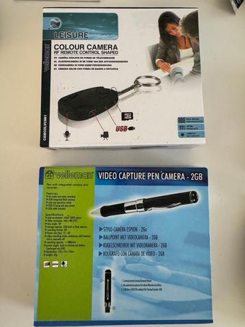 2 spy cams (spionage camera’s)  beschikbaar voor biedingen