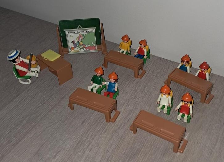 Playmobil-klaslokaal, Kinderen en Baby's, Speelgoed | Playmobil, Gebruikt, Los Playmobil, Ophalen of Verzenden