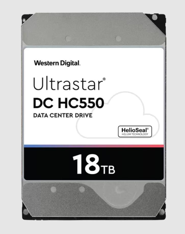 Western Digital HGST Ultrastar DC HC550 18TB, Computers en Software, Harde schijven, Nieuw, Desktop, Intern, HDD, SATA, Ophalen of Verzenden