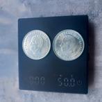 Zilveren munten 250fr België 1976 fr/vl, Ophalen of Verzenden