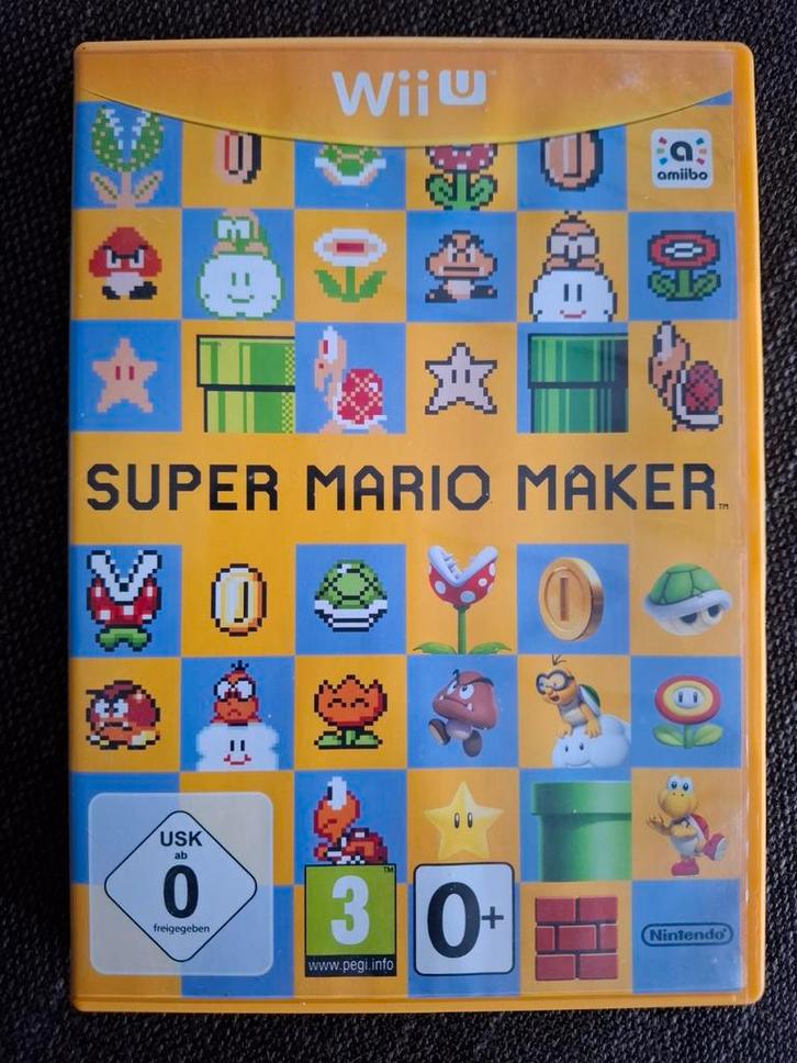 WiiU Super Mario Maker, Games en Spelcomputers, Games | Nintendo Wii U, Zo goed als nieuw, Ophalen of Verzenden