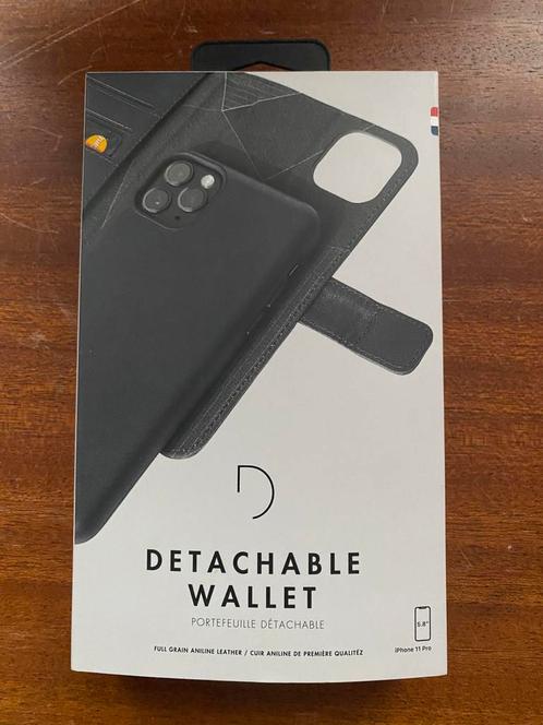 Decoded Detachable Wallet Leer 2-in-1 iPhone 11 Pro Zwart, Telecommunicatie, Mobiele telefoons | Hoesjes en Screenprotectors | Apple iPhone