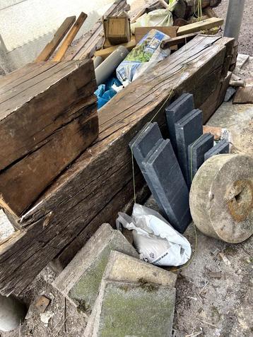eiken houten balken 15/170 met dikte 25 cm beschikbaar voor biedingen