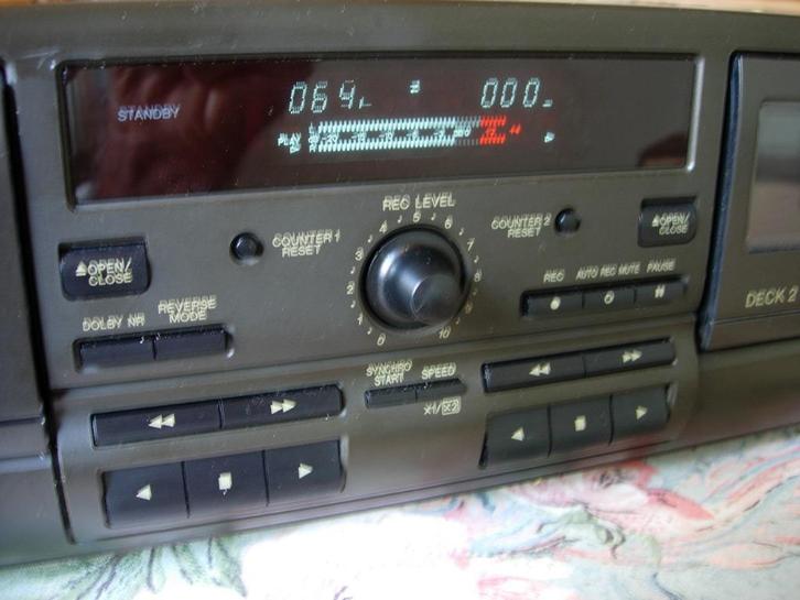 Technics RS-TR373 Deck Cassette Herziene tests mogelijk, Audio, Tv en Foto, Cassettedecks, Auto-reverse, Tiptoetsen, Tape counter