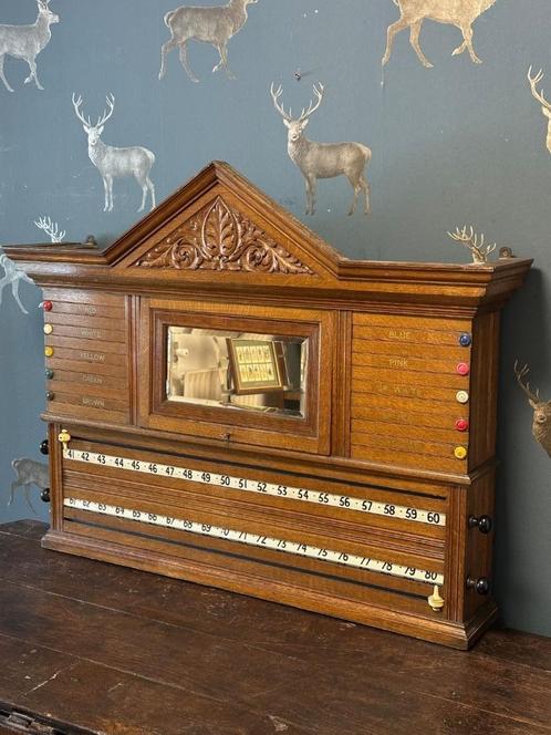 Antiek scoring board voor biljart of pool, Antiek en Kunst, Antiek | Overige Antiek, Ophalen of Verzenden