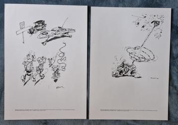 Robbedoes -Marsupilami  Litho - poster - curiosa  beschikbaar voor biedingen